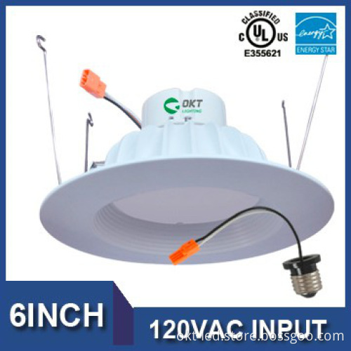 For US market OKT dimmable 6inch 14W recessed light fixture